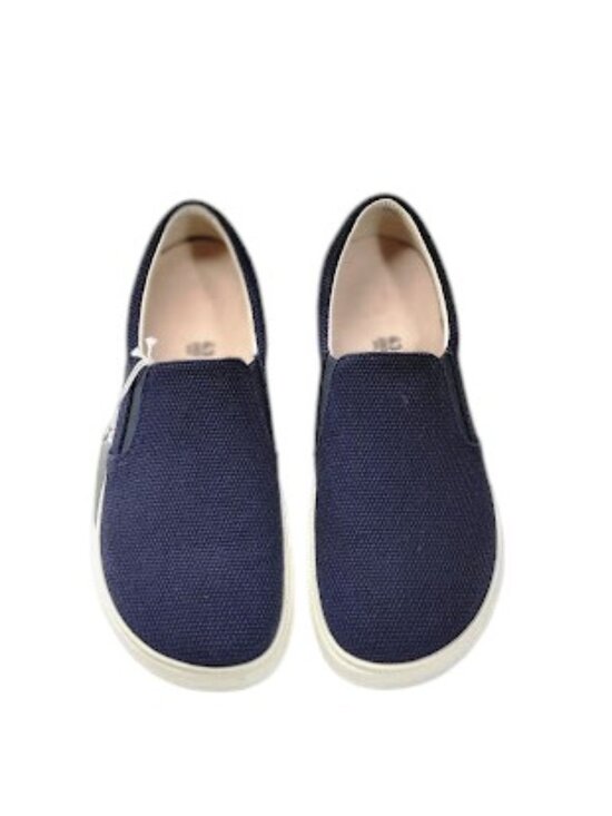 BIRKENSTOCK Oswego Canvas Slip On Sneakers Navy Blue Men’s 10 EU 43 Regular NWOB main image 4